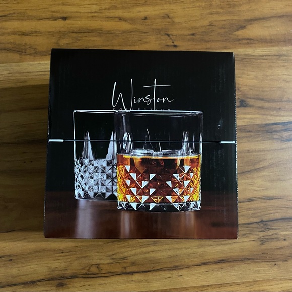 Circleware Winston Collection Double Glass Old Fashioned 4 Piece Set 12 Ounces - Picture 15 of 15